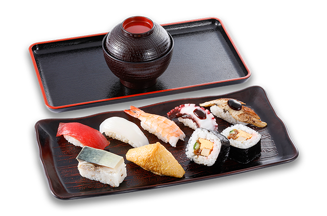 寿司盛り合わせ(赤だし)